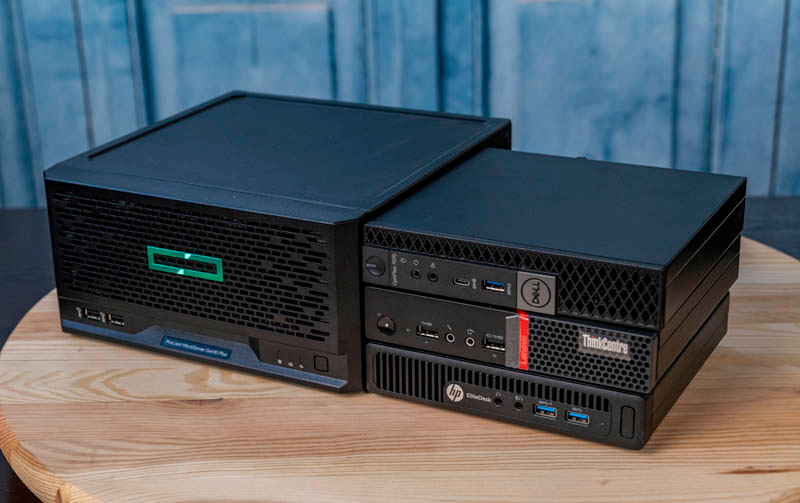 stack of servers from the tinyminimicro project